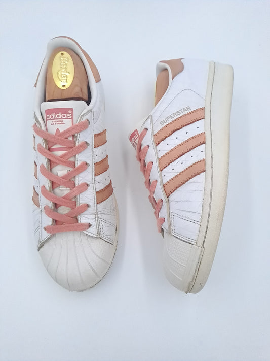 Adidas superstar chalk corail taille 39,5