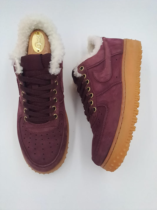 Nike Air Force 1 low Winter Burgundy Crush taille 40,5