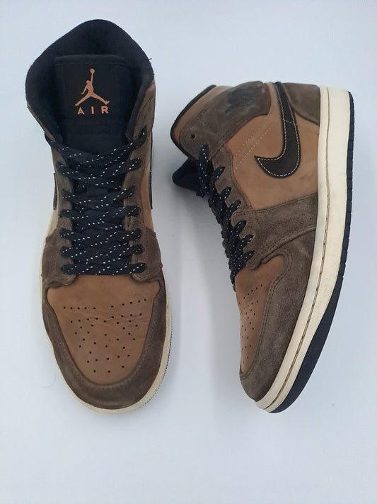 Nike Air jordan 1 mid SE chocolat taille 41