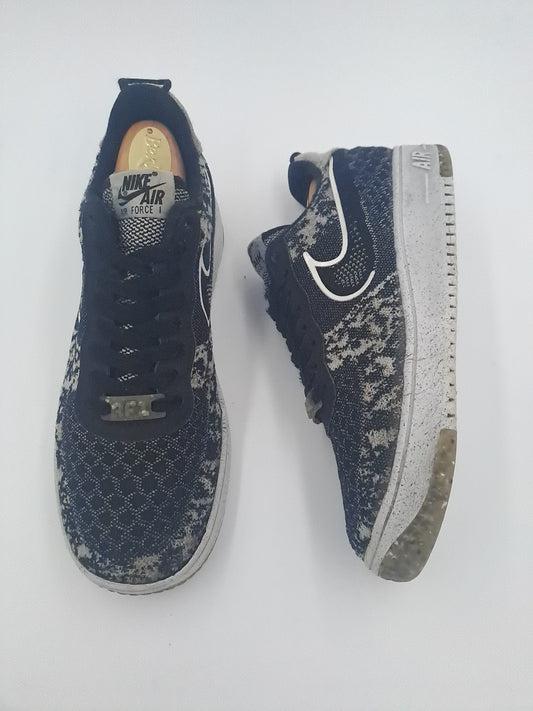 Nike Air Force 1 low flyknit black taille 41