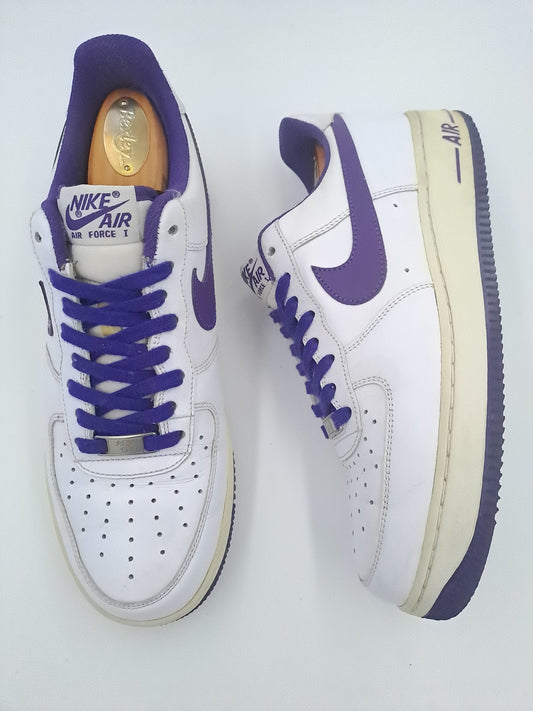 Nike Air Force 1 low white purple taille 43