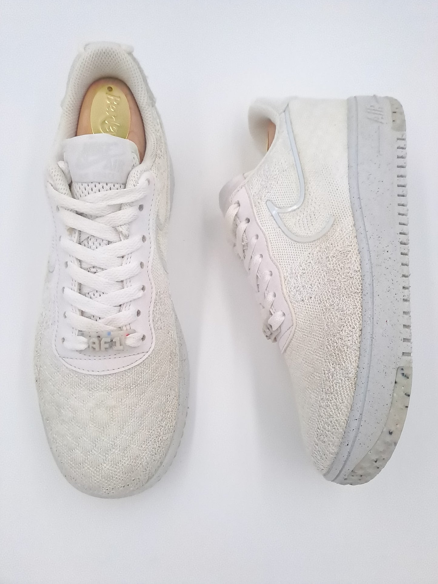 Nike Air force 1 low White flyknit taille 40