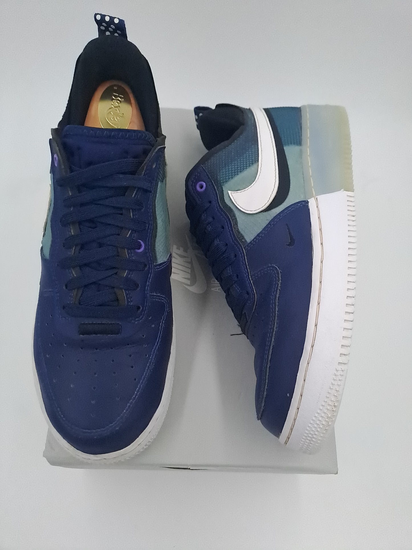 Nike air force 1 low react blue navy taille 41