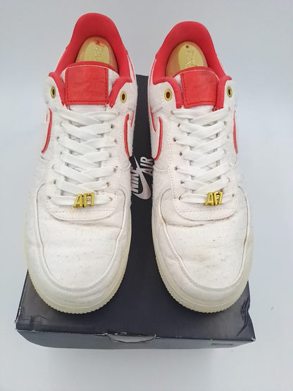 Nike Air Force 1 low LUX white red taille 40,5