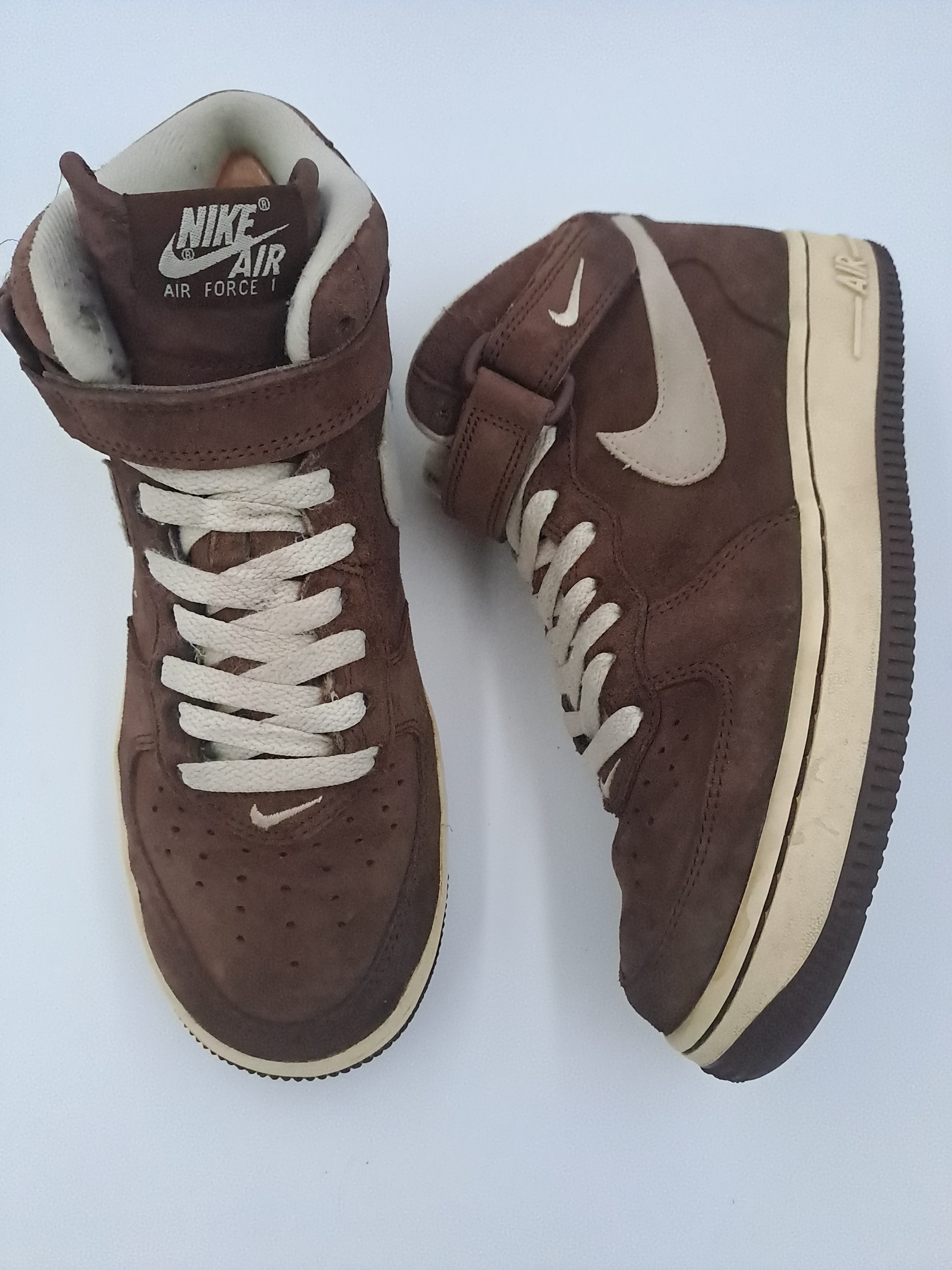 Nike Air Force 1 mid chocolate taille 38 EMBS.sneakers