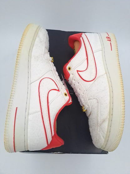 Nike Air Force 1 low LUX white red taille 40,5